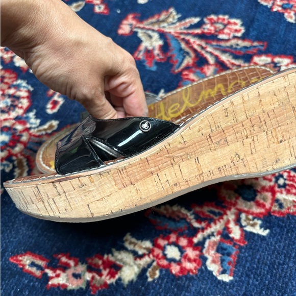 Sam Edelman Reid platform cork wedge sandals size 8 - Picture 3 of 6